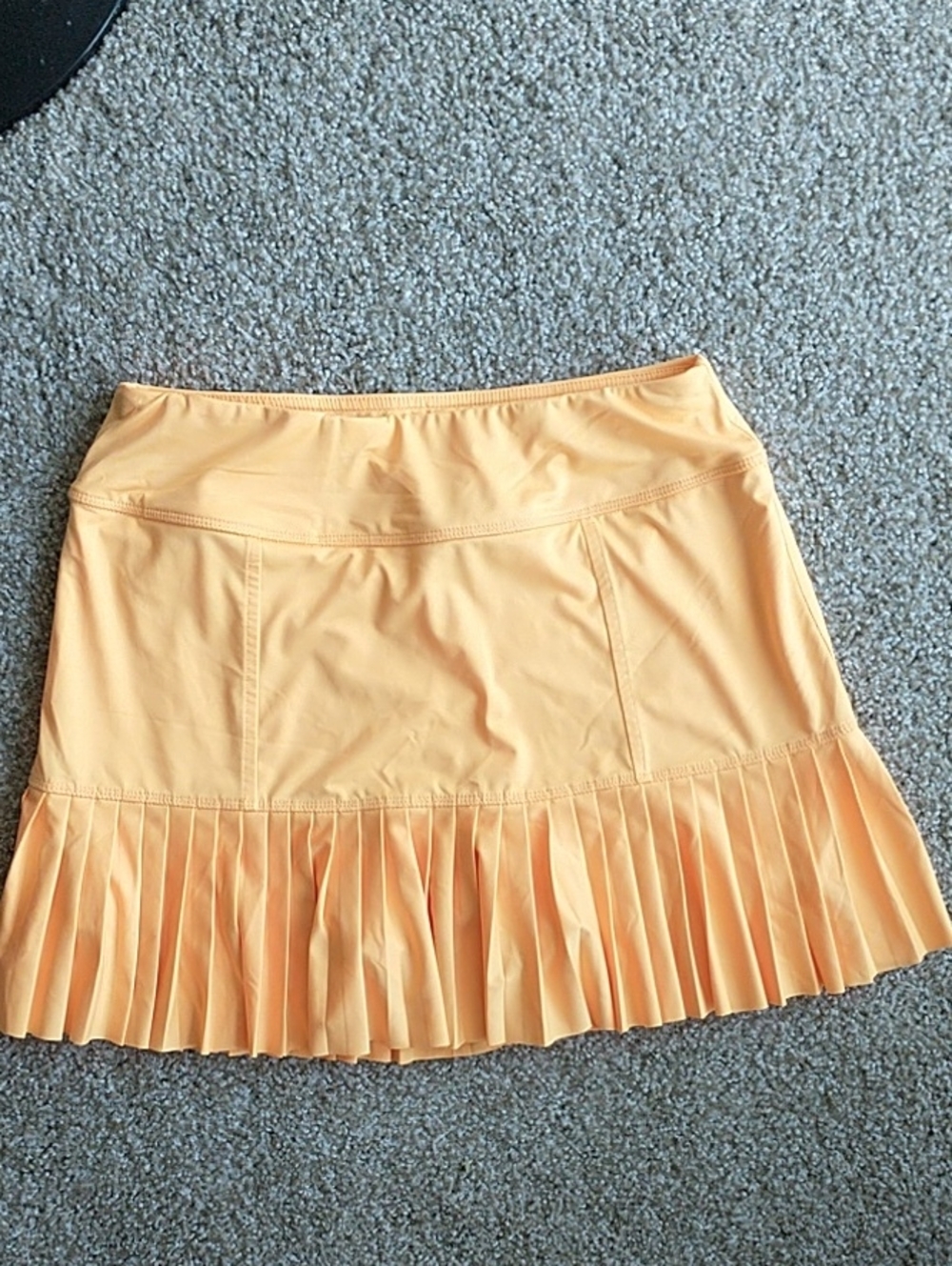 Jofit Pleated Hem Mini Skirt - Peach